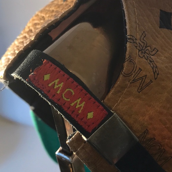 MCM Genuine Brown Logo Unisex Cap - Picture 4 of 8